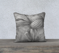 SEED PODS PREMIUM CHARCOAL ART PILLOW CASE
