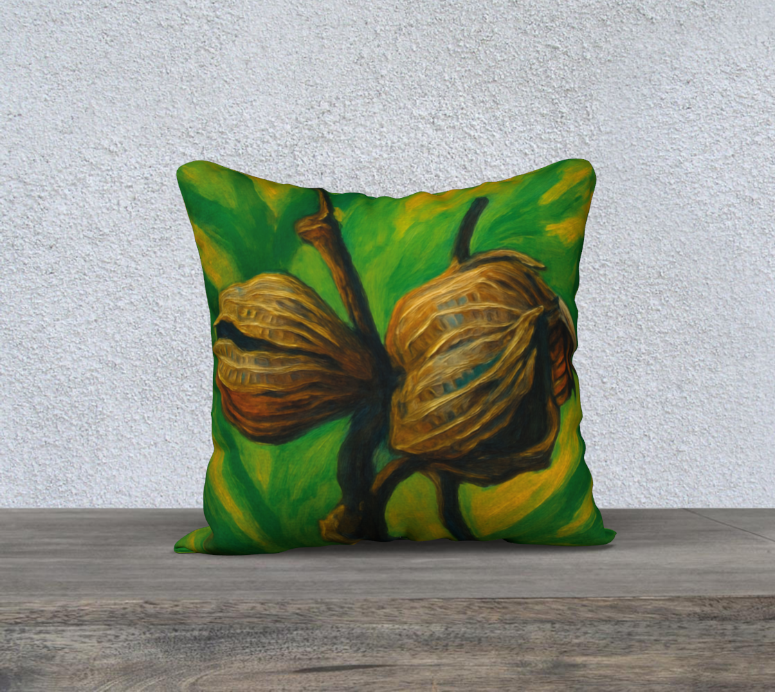 SEED PODS PREMIUM ART PILLOW CASE
